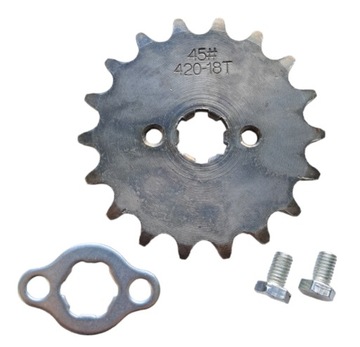 PRZEDNIA ZĘBATKA NAPĘDOWA 18T zębów do łańcucha 420 MRF 140 PIT BIKE DIRT