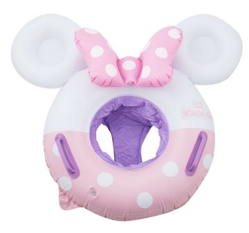 DMUCHANE KOŁO MYSZKA MINNIE DO PŁYWANIA SIEDZIESKO FOTEL DO WODY PONTON