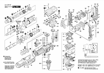 Эксцентриковая передача BOSCH HAMMER GBH 8-45 GSH 7