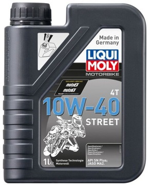 LIQUI MOLY - 1521 - MOTORBIKE 4T STREET 10W40 - 1L