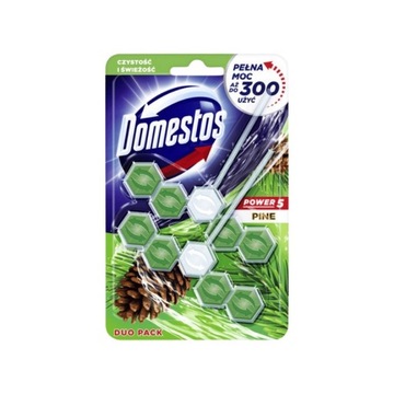 Domestos Power 5 Pine Kostka Toaletowa 2x55G