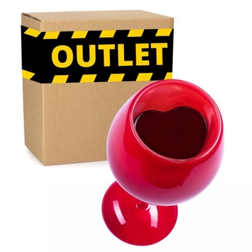 Zakochany Kieliszek diVinto - czerwony Outlet