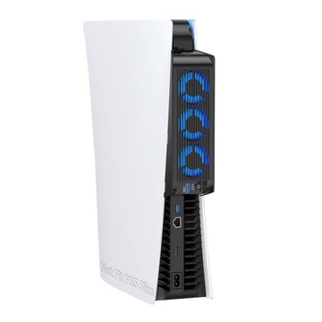 KIWIHOME PX07-2 WENTYLATOR CHŁODZĄCY WIATRAK DO PS5 CICHY NAKŁADKA USB LED
