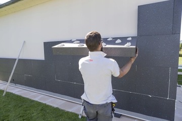 Ocieplenie domu zestaw materiałów styropian grafit 15cm 200m2