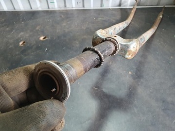 СТАРЫЙ ВИНТАЖНЫЙ ВЕЛОСИПЕД LAGA С РЕЗЬБОЙ 28 ДЮЙМОВ OK CHANCE