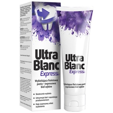 Ultrablanc Express pasta do zębów na żółte przebarwienia wybiela 75ml
