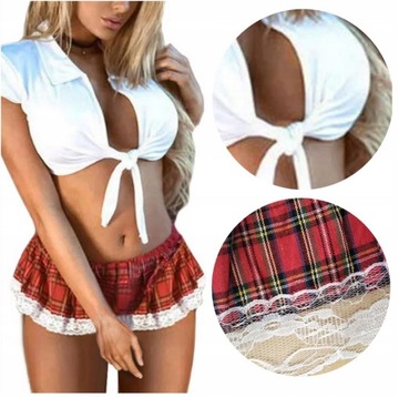 СЕКСУАЛЬНЫЙ КОСТЮМ НАряд озорной ШКОЛЬНИЦЫ