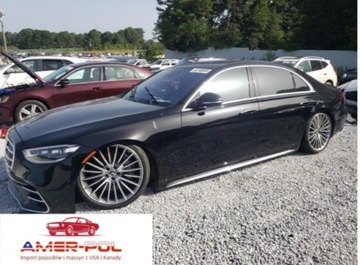 Mercedes Klasa S W223/V223 2023 Mercedes-Benz Klasa S 2023 MERCEDES-BENZ S 580 4MATIC 4.0 Benzyna 496KM