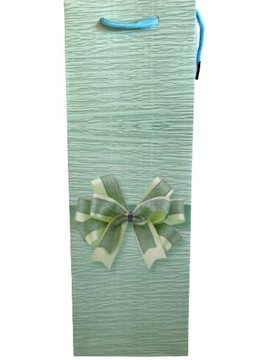 torebka prezentowa długa na butelkę ok 12x35x9cm