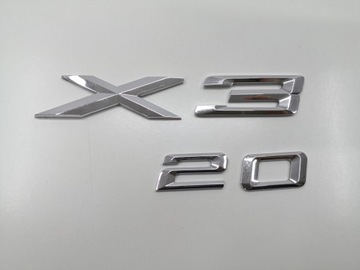 Emblemat znaczek klapy BMW X3 2.0