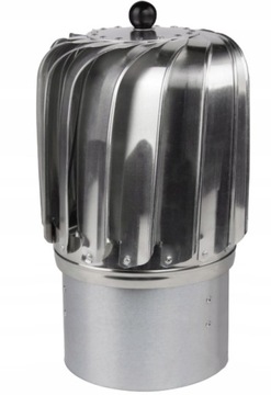 Obrotowa Nasada KOMINOWA PODŁUŻNA ALUMINIOWA FI150