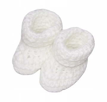 szydełkowe buciki skarpetki r.7cm