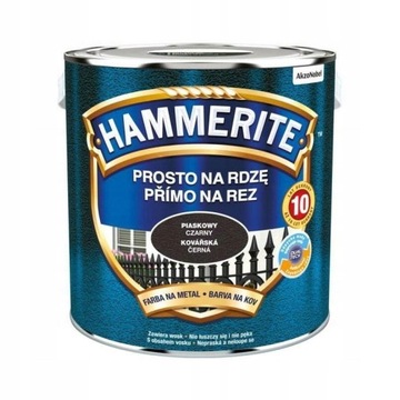 HAMMERITE 2,5L czarny PIASKOWY