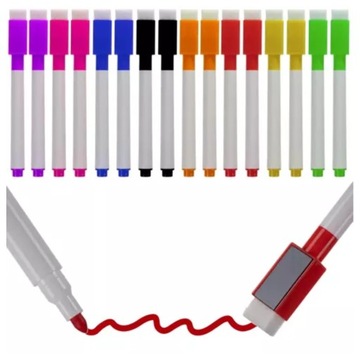 16x PISAK SUCHOŚCIERALNY MARKERY PISAKI MAZAK