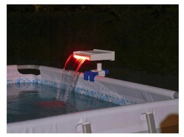 Fontanna basenowa LED Wodospad LED Bestway 58619 34,5 x 26 x 30 cm