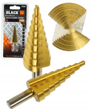 WIERTŁO STOŻKOWE STOPNIOWE 4-20MM HSS (33011)
