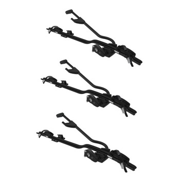 3xUchwyt rowerowy THULE 598 ProRide CZARNY ONE KEY