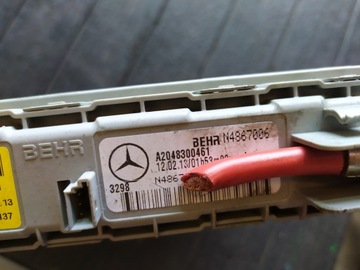 MERCEDES E W212 RADIÁTOR ELEKTRICKÁ
