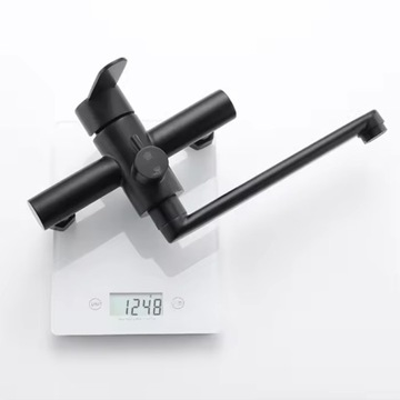 НАСТЕННЫЙ КУХОННЫЙ Смеситель 2В1 С ГИБКИМ ПИСТОЛЕТОМ