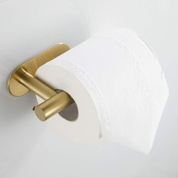 РУЧКА ДЛЯ ТУАЛЕТНОЙ БУМАГИ САМОКЛЕЯЩАЯСЯ, ЗОЛОТАЯ, БЕЗ СВЕРЛЕНИЯ, 3М