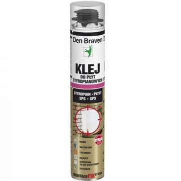 KLEJ DO STYROPIANU EPS i XPS 750ML DEN BRAVEN