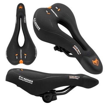 Siodełko rowerowe żelowe sportowe MTB EVI G-FLEX M