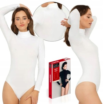 GATTA BEZSZWOWE BODY GOLF DŁUGI RĘKAW BIAŁY XL