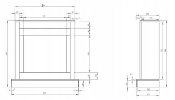 Светодиодный электрокамин В СТОЯЩЕМ КОРПУСЕ дуб виго Сонома, вставка 3D АФЛАМО