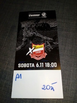 Bilet Olimpia Elbląg - Chojniczanka 6.11.2021