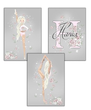 3 s PLAKAT gimnastyczka akrobatyka gimnastyka a4