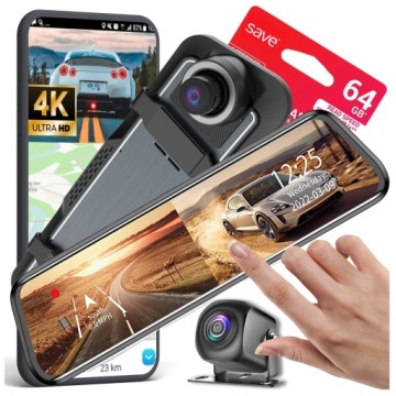 Autokamera Videorekordér Automobilová Couvací Kamera Videorekordér 4K 2K