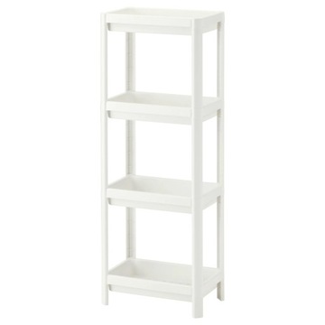 IKEA VESKEN regał 37x23x101 cm BIAŁY