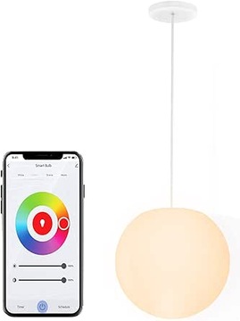 INTELIGENTNA LAMPA SUFITOWA LED NA PILOTA ZE STEROWANIEM APLIKACJA