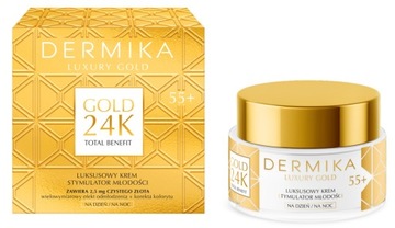 DERMIKA krem GOLD 24 Stymulator Młodości 55+ 50ml