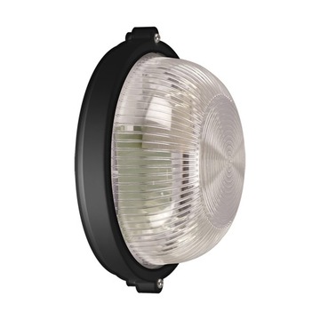 PLAFON LED LAMPA SUFITOWA ZEWNĘTRZNA GARAZOWA CZARNA 1xE27 IP65