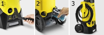 МАШИНА ДАВЛЕНИЯ KARCHER K 3 МОЩНАЯ 120 бар ТУРБО БЫСТРОЕ ПОДКЛЮЧЕНИЕ НОВИНКА 2024 г.