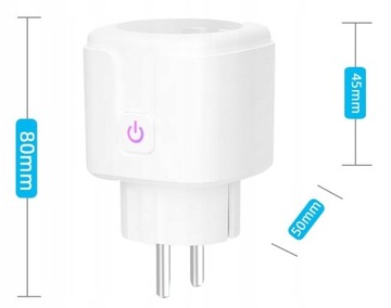 Интеллектуальная розетка Smart Plug WiFi с ваттметром