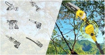 Мини -цепная пила, 8 