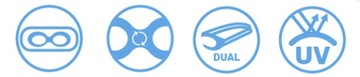 МАСКА ДЛЯ БАССЕЙНА SPEEDO BIOFUSE RIFT MASK JUNIOR