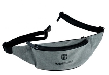 FC BARCELONA SASZETKA BIODRÓWKA PAS TOREBKA SPORTOWA BARCA SZARA