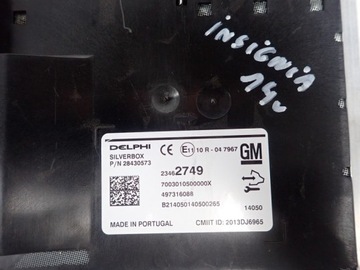 РАДИОПАНЕЛЬ ДИСПЛЕЯ ПОДЪЕМНИК ЕС OPEL INSIGNIA 14R