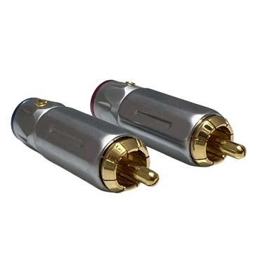 WTYK RCA CHINCH 8,9 mm POZŁACANE 2 szt. VITALCO HQ
