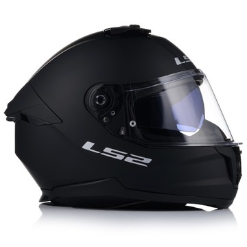 МОТОЦИКЛЬНЫЙ ШЛЕМ LS2 FF808 STORM II MAT ЧЕРНЫЙ СОСТАВ + ТОНИРОВАНИЕ СТЕКЛА