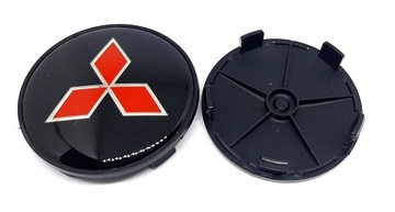 MITSUBISHI Zaślepki Felg Dekielek Kapsl 60mm 4 szt