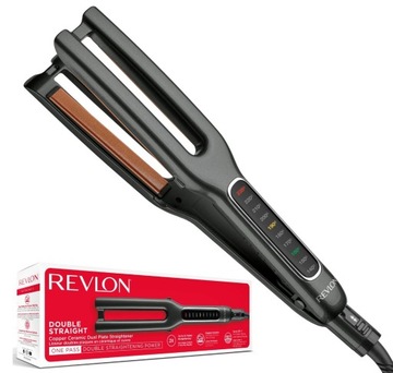 PROSTOWNICA DO WŁOSÓW REVLON RVST2204 10 USTAWIEŃ TEMP DO 235°C 4PŁYTKI