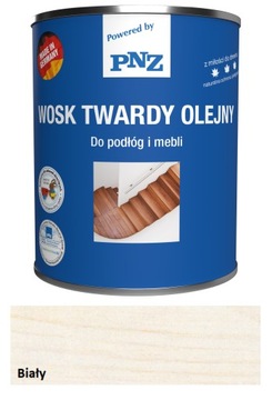 PNZ Wosk Twardy Olejny Do Drewna 0,75L Biały