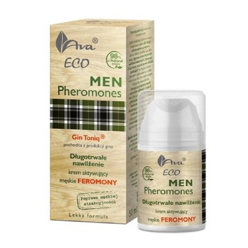 AVA ECO MEN Pheromones długotrwałe nawilżenie krem do twarzy 50 ml