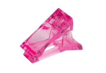 Klips do paznokci zaciskarka do manicure RÓŻOWY