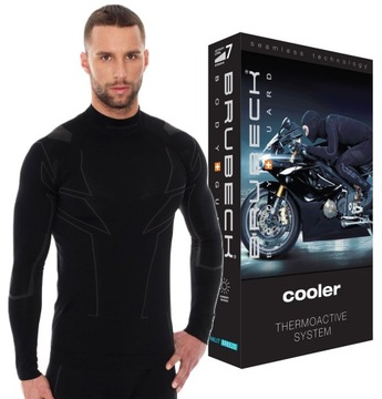 BRUBECK COOLER MĘSKA CHŁODZĄCA KOSZULKA MOTOCYKLOWA BLUZA TERMOAKTYWNA -XL