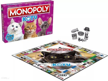GRA PLANSZOWA MONOPOLY KOTY